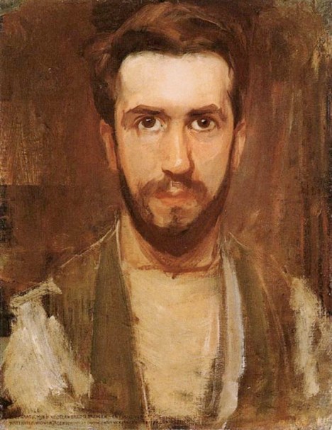 picasso self portrait with palette. Piet Mondrian, Self Portrait,